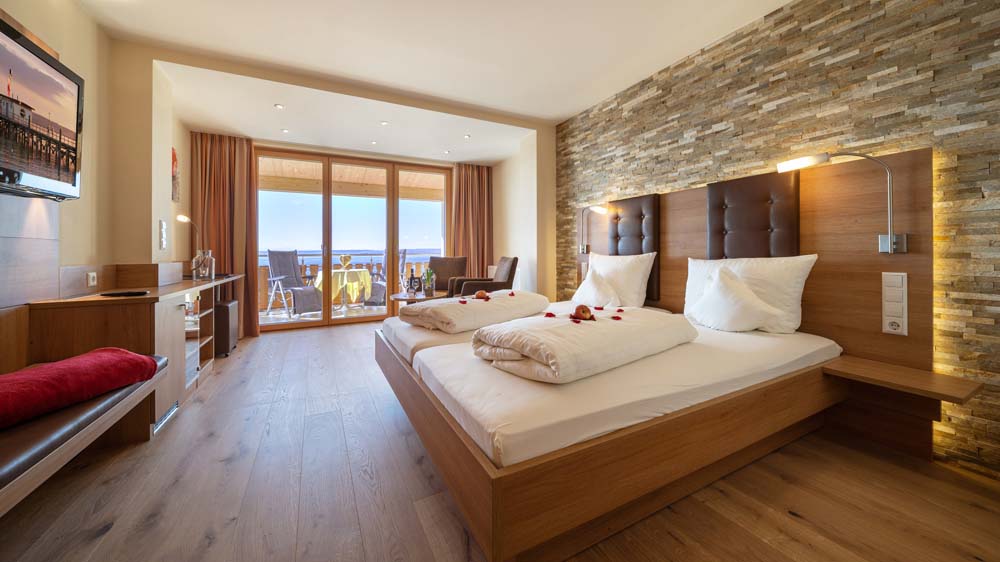 Komfort Doppelzimmer Kat. I mit Balkon und Seeblick